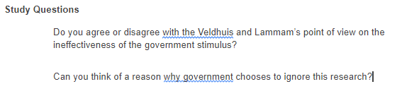 Showin that the Stimulus Failed is Pure Politics and by Niels Veldhuis
