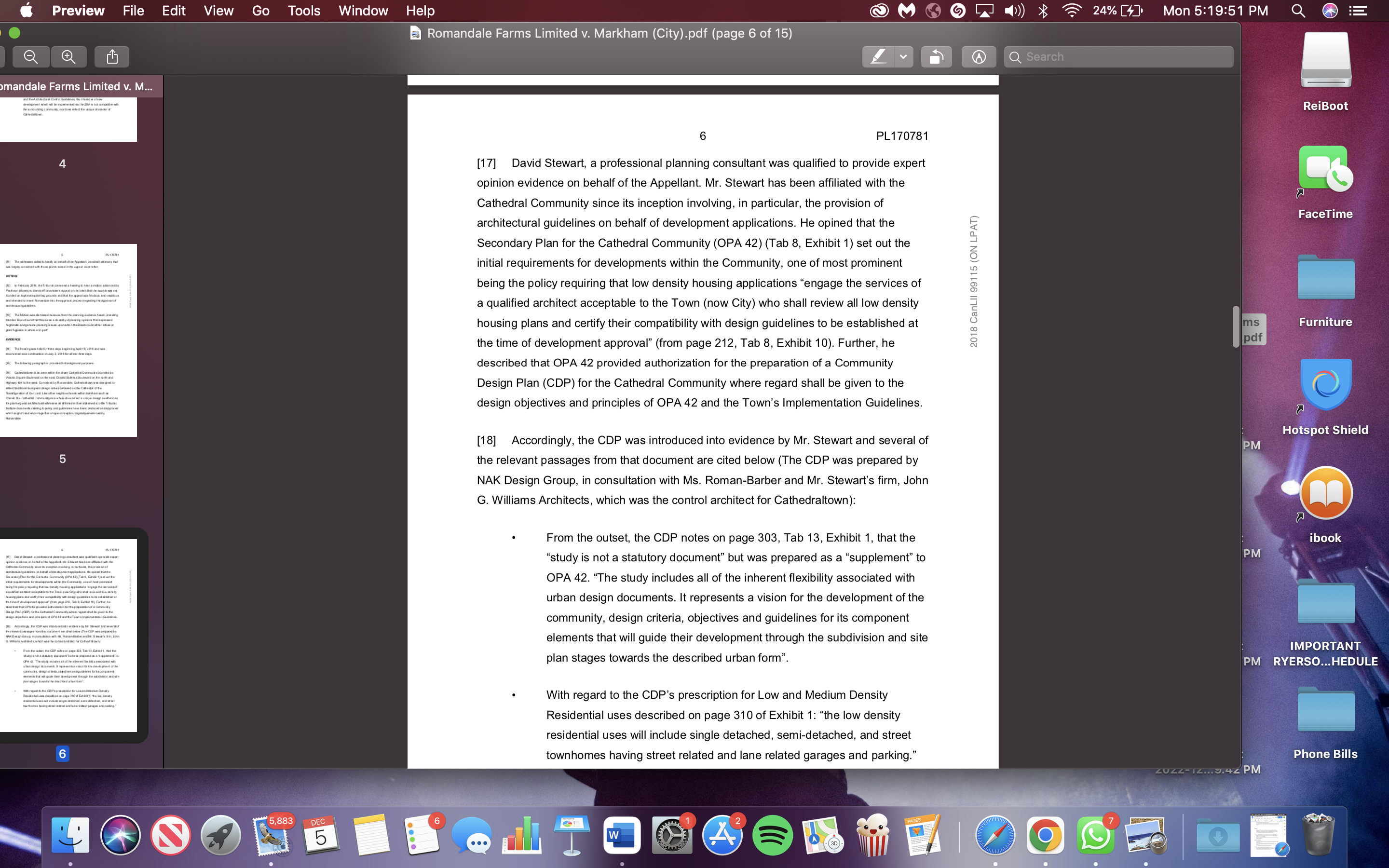 Q OE Romandale Farms Limited v. Markham (City).pdf (page 2 of 15)