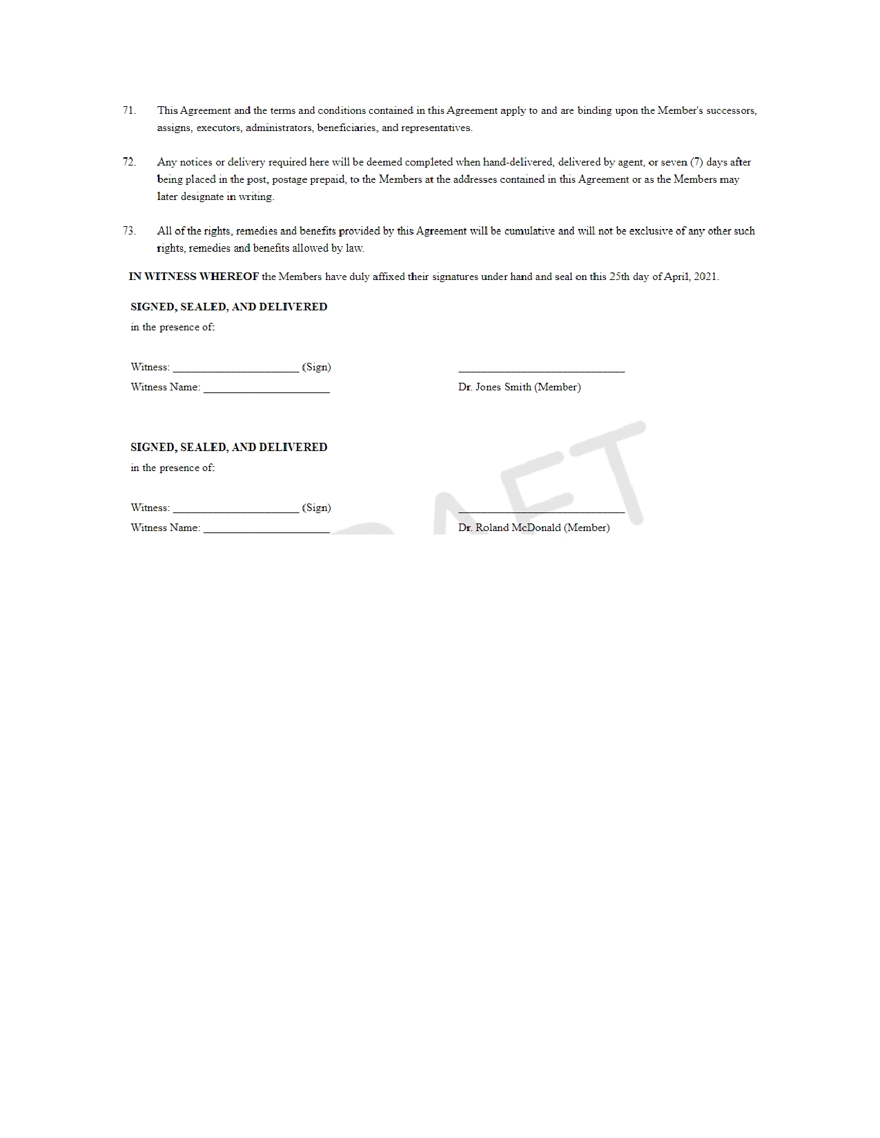 set up a joint venture enterprise. B. This Agreement sets out the