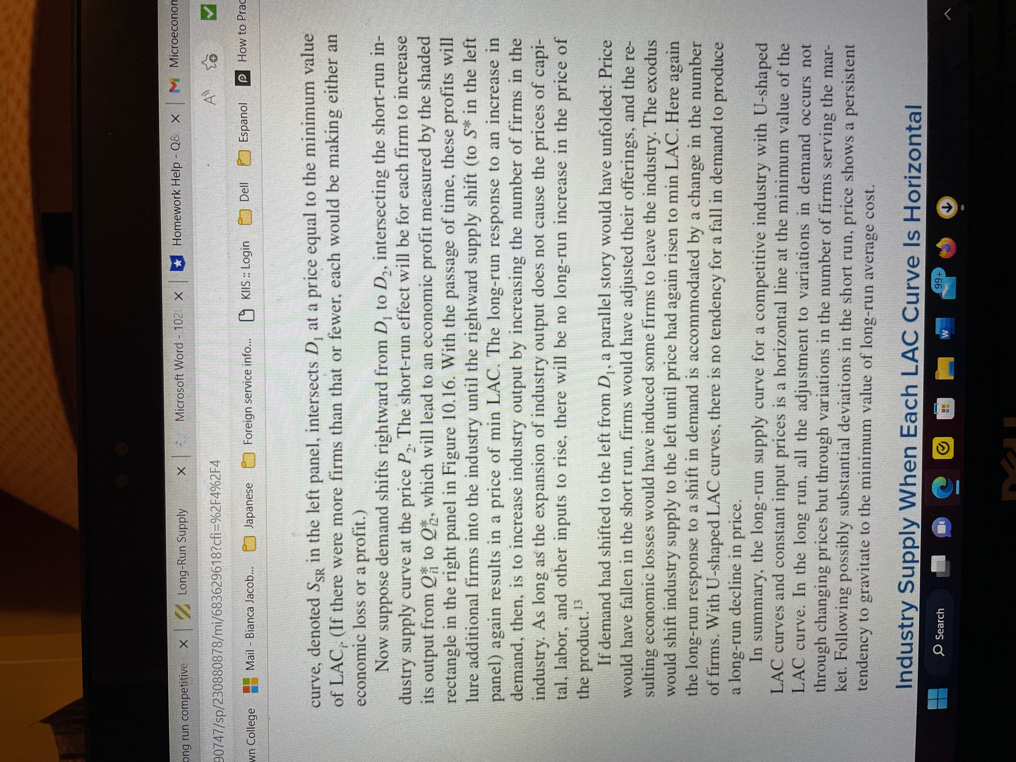 MC). b. How will this change affect the supply curve of a