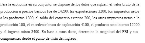 siguen: eI valor bruto de Ia producci6n a precios bsicos fue de