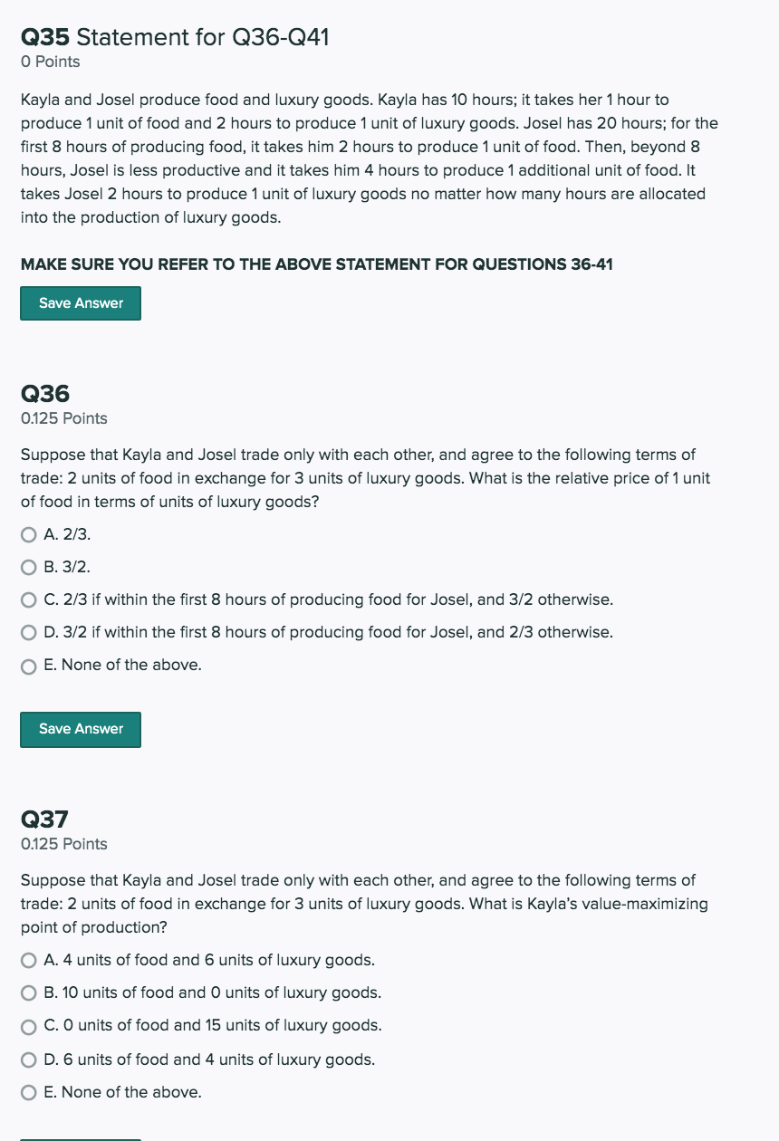 who should be the first to produce efficiently corn? O A. Josel.