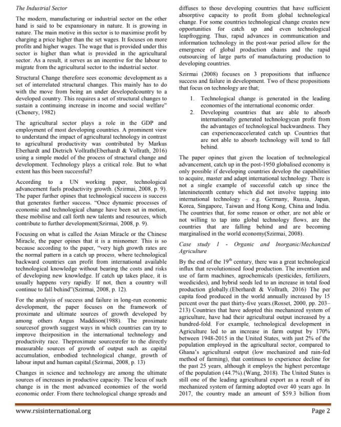 some relations appear, disappear or technology in the structural change theory and