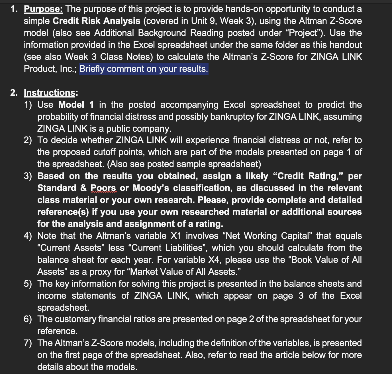 11:59 PM ET. on MONDAY, June 27,2022. . Deliverable: A project report