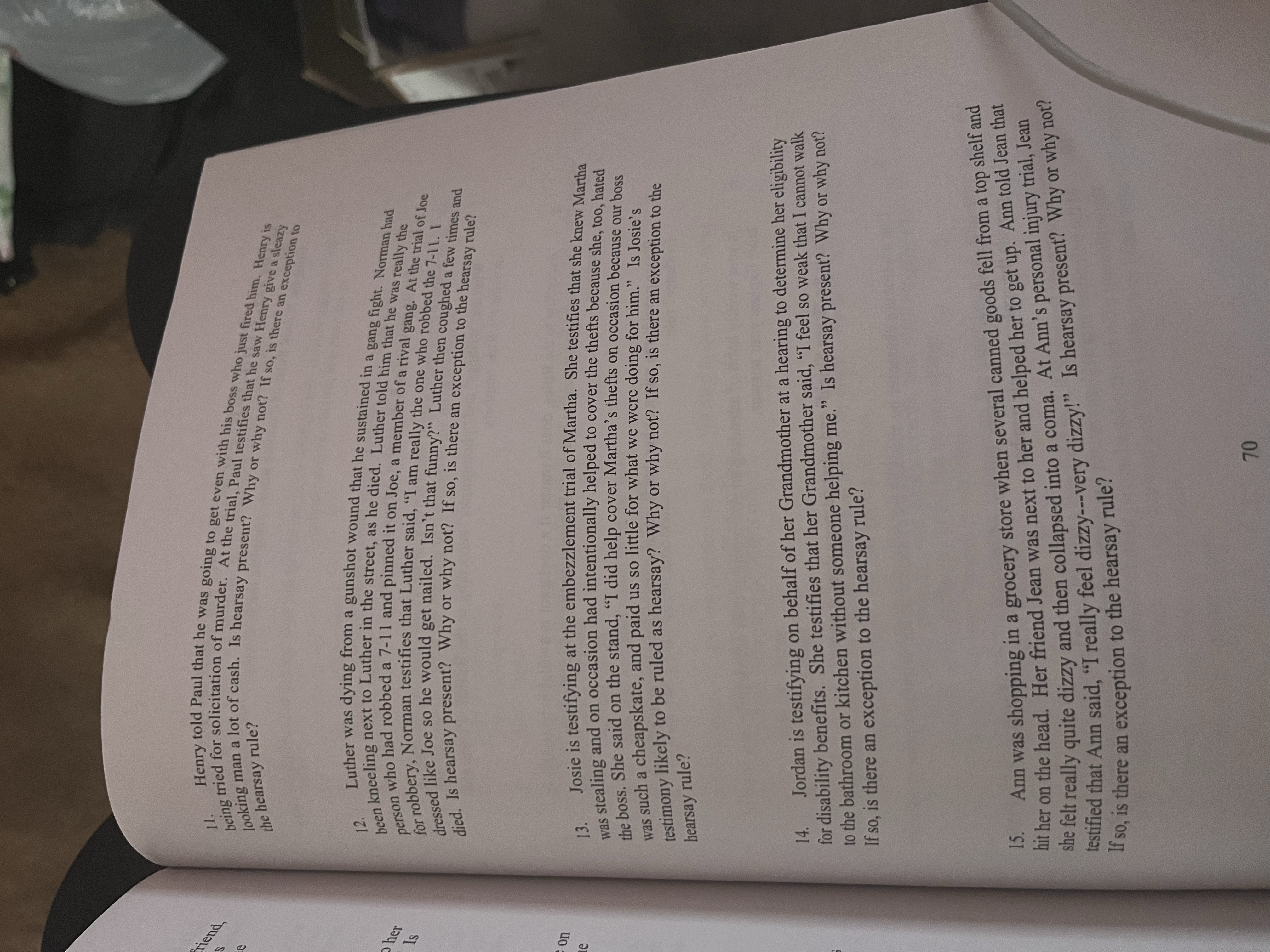 nend 1 1 . being tried for Sot Henry told Paul