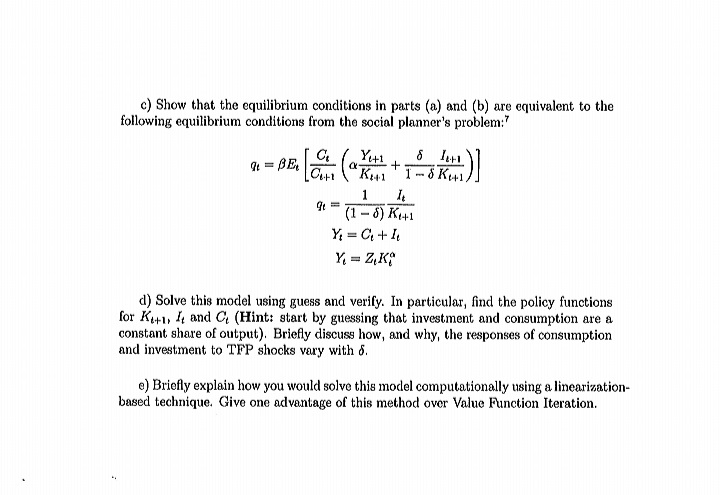  Hello tutors assist me solving this question c) Show that the