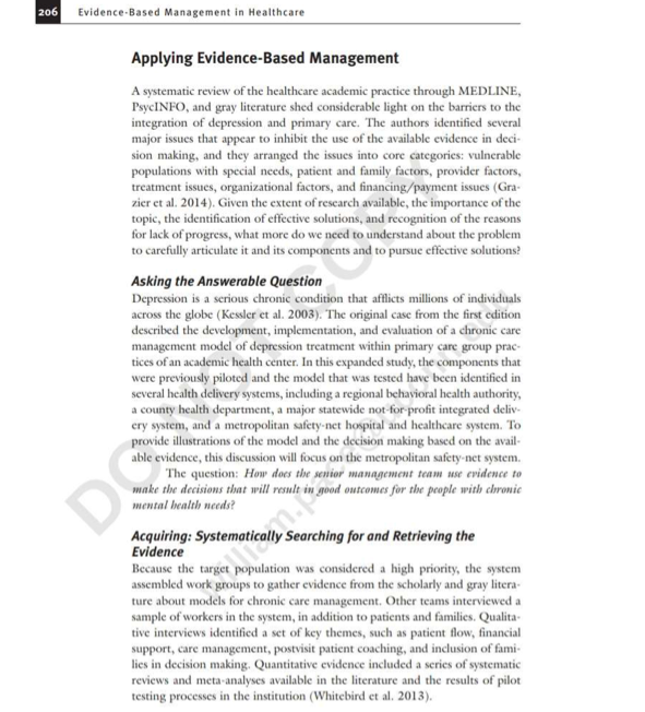 management aspects, acquisition of evidence relies on access to multiple sources of