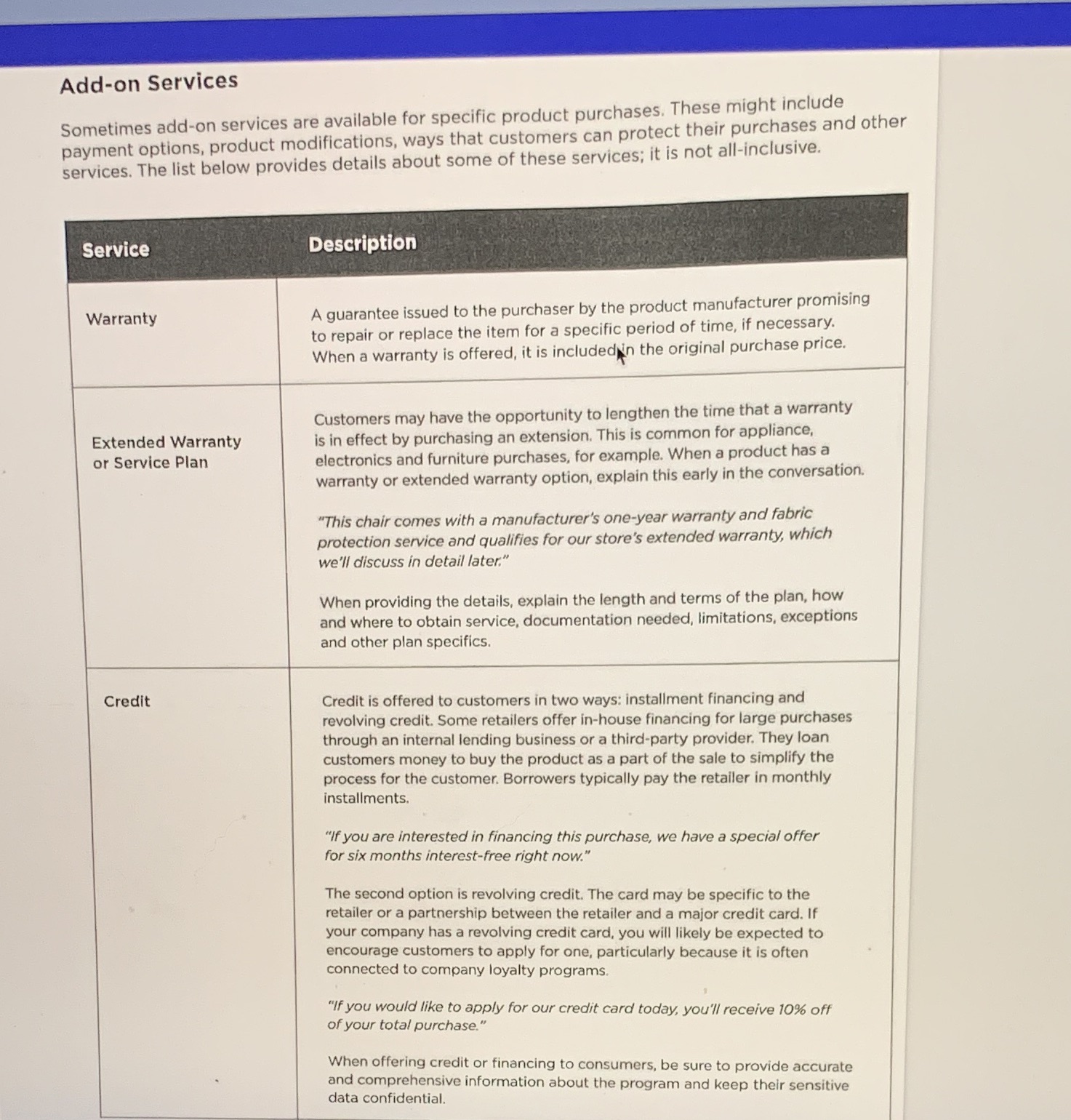 item throughout the exercise. Write down your selected item: Write down 35