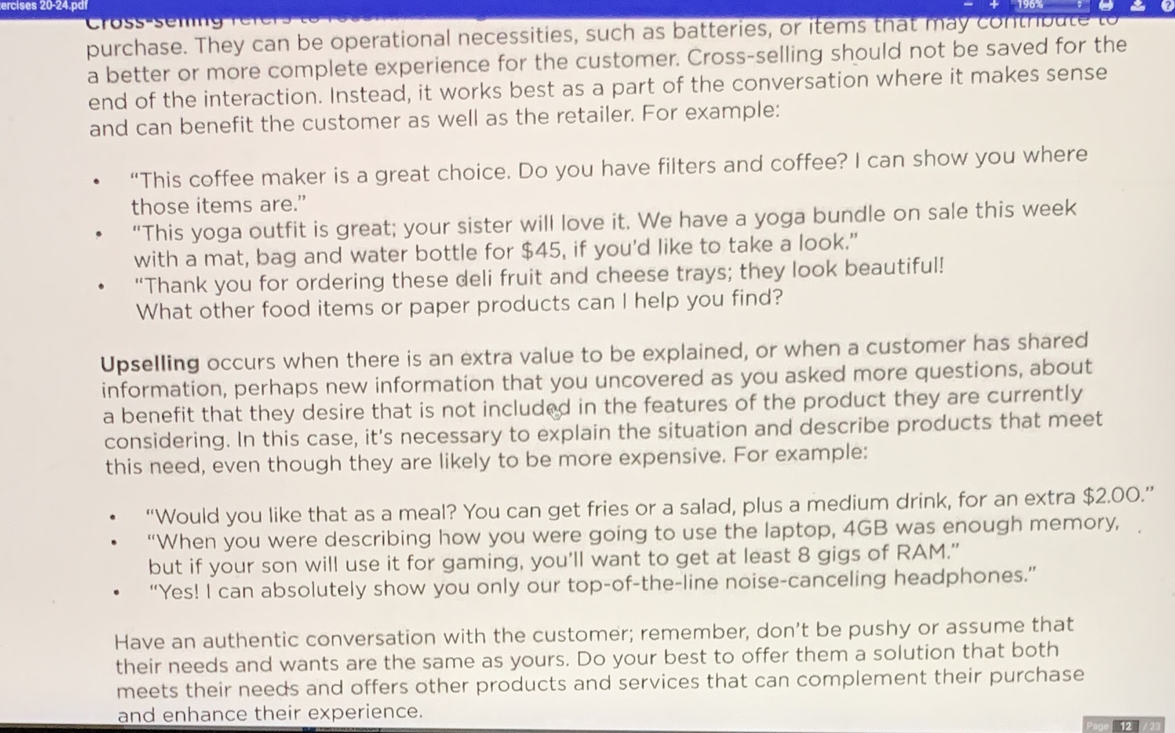 explaining why this is a good purchase for you based on features