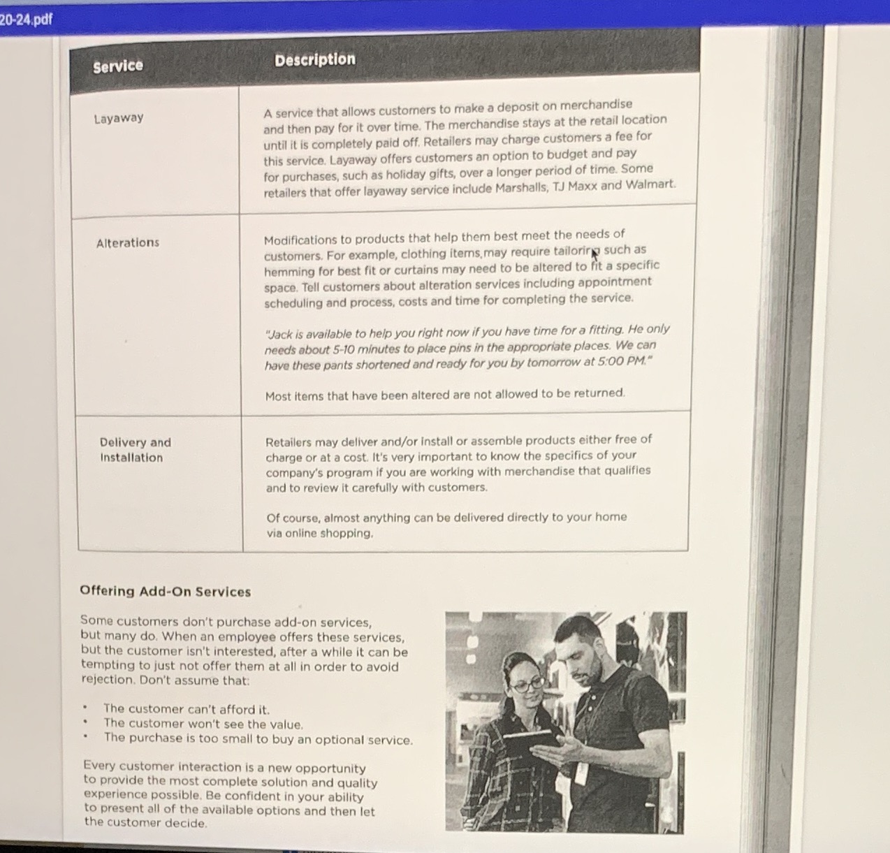 Features Benefits Can be touched. tasted. seen. smelled, Advantages that rriakc: the