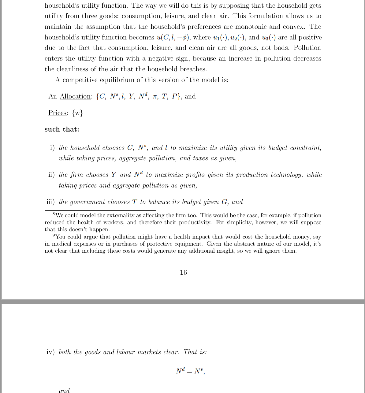 of the decision makers). [3 points]7.2 An ine'icient equilibrium We could use