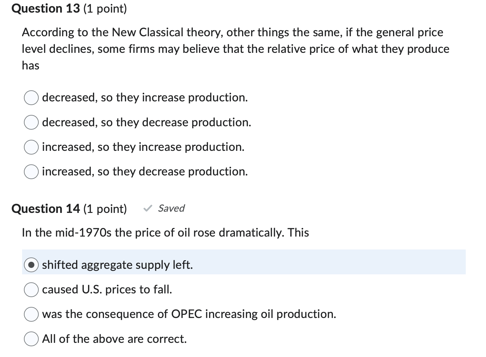 aggregate demand in 6) both the United States and Europe. 0 the