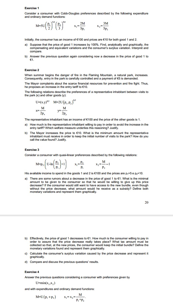 shoes, excluding leather costs, is TCS = 5Q . (5a) What is