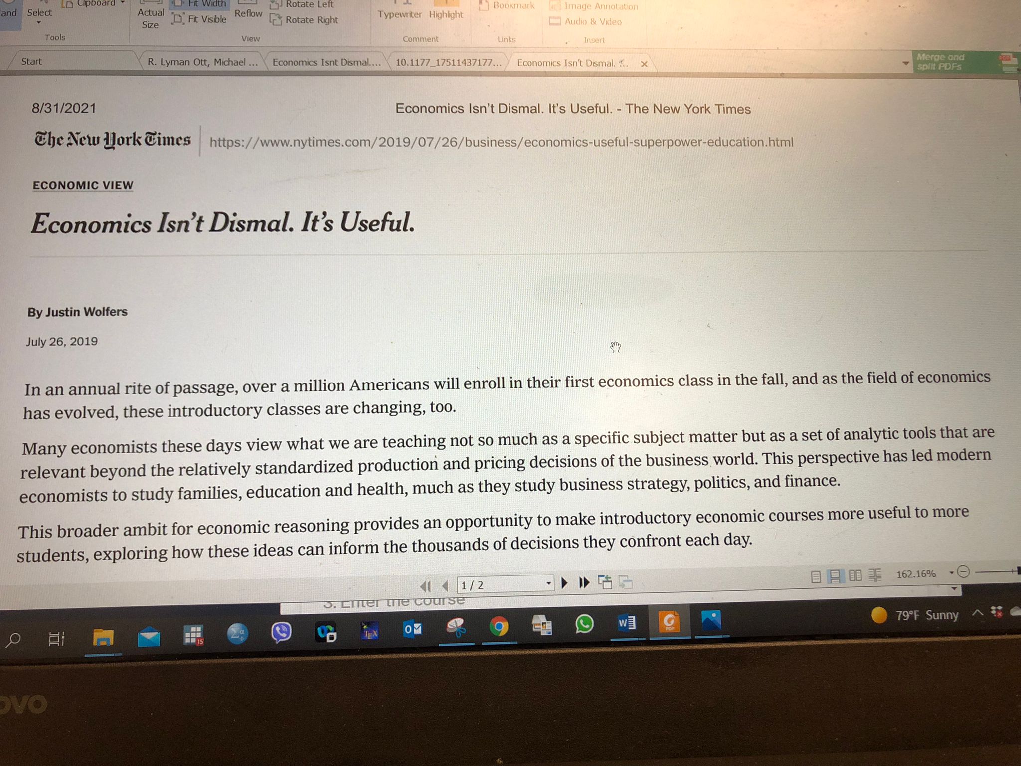  Read the following article:https:/yti.ms/2SFkv65Then answer the following questions. Note a pdf