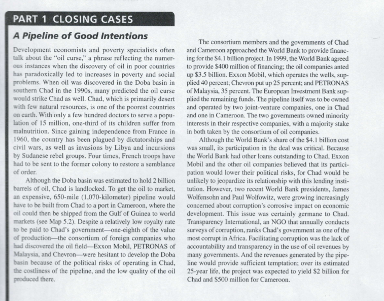  1) Based on this case study what would you consider to