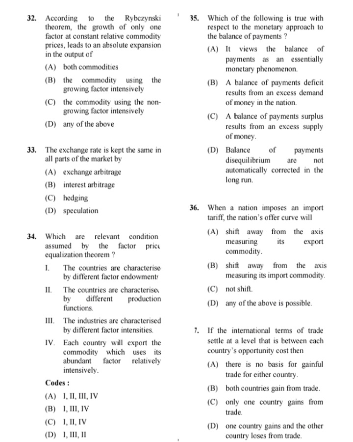 output of payments as an essentially (A) both commodities monetary phenomenon. (B)