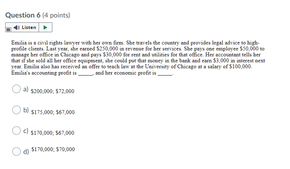 pay Jillian $100,000 to come to work for them. She also knows