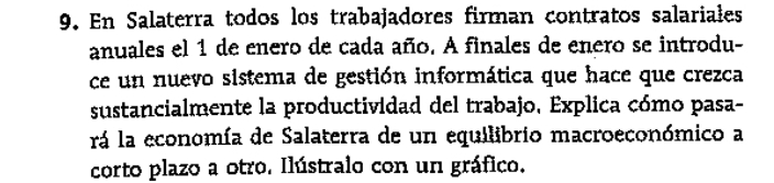 9. En Salaterra todos IOS trabajadores firman contratos salariales anuales eI 1