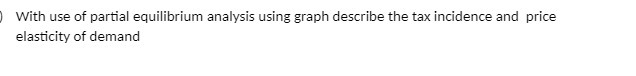 and price elasticity of demand
