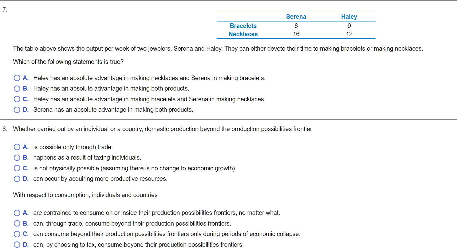 Exports 0 Quotas 0 Imports 0 Quotas O Tariffs 15. What is