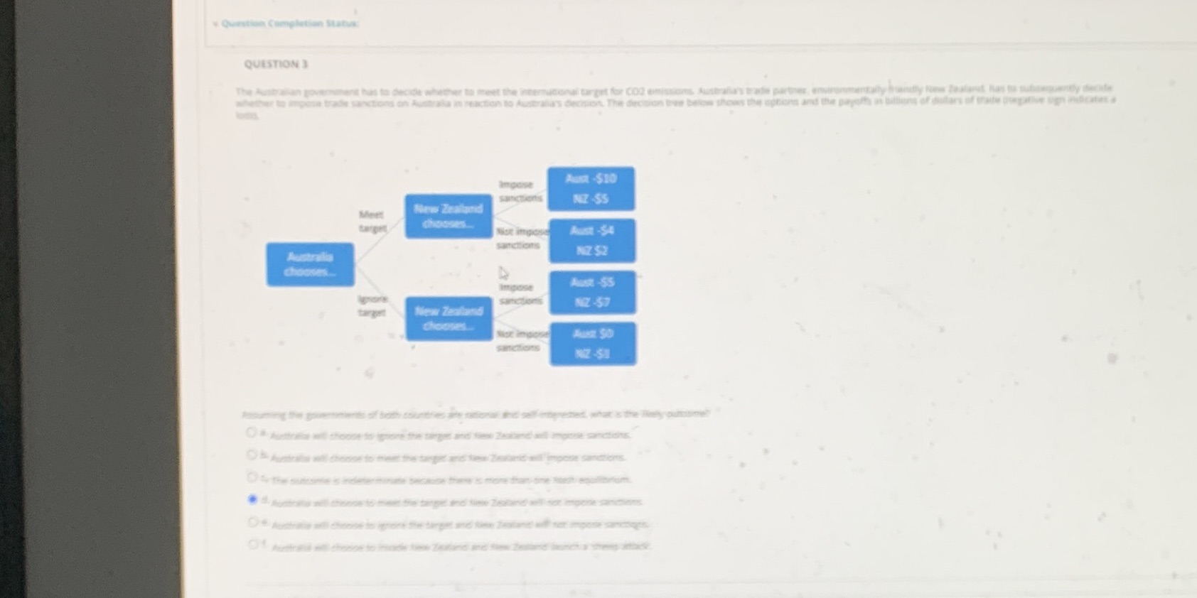  v Question Comp QUESTION 3 has to subsequently decide whether to