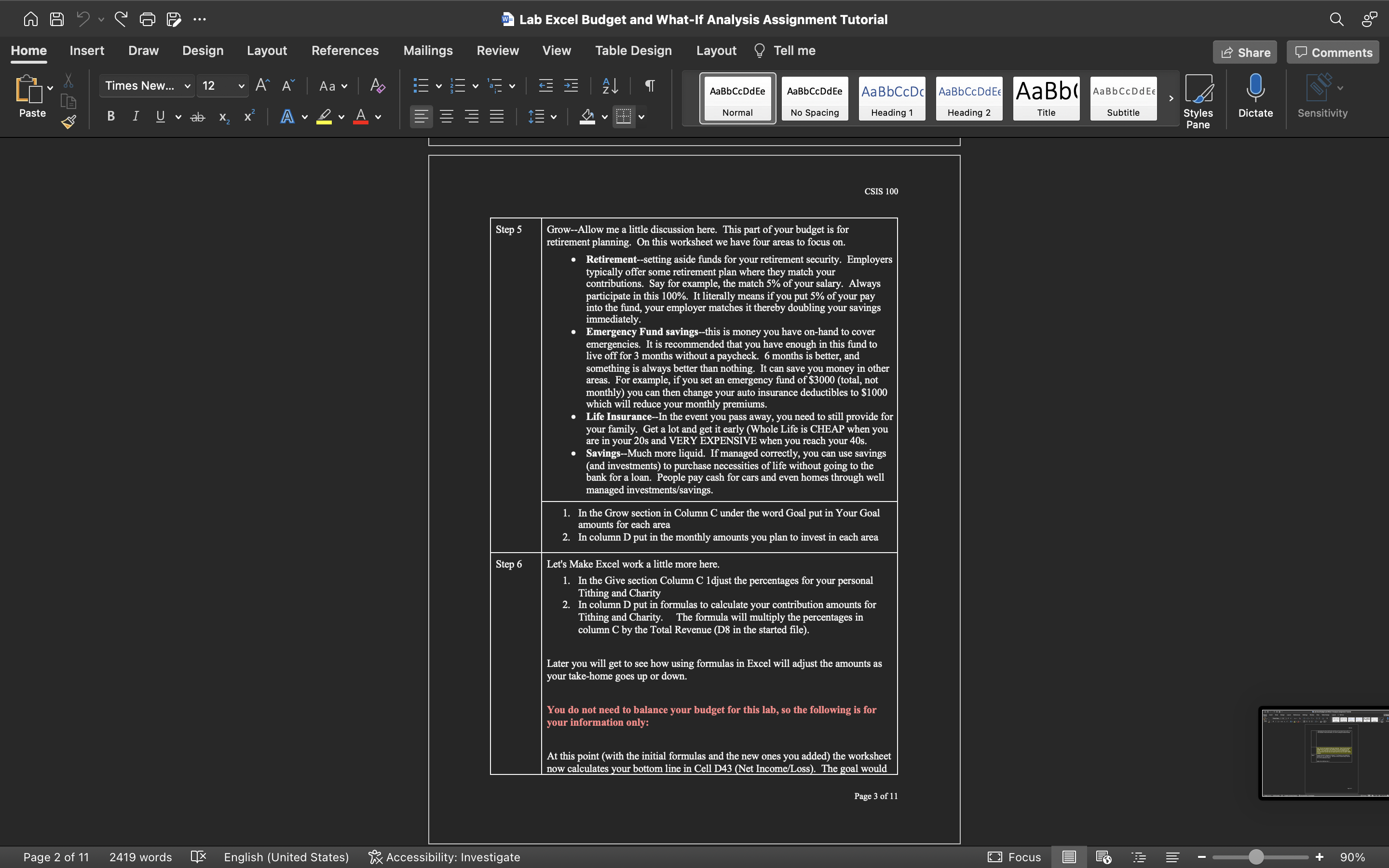 your time! I can plug my numbers and what not in I