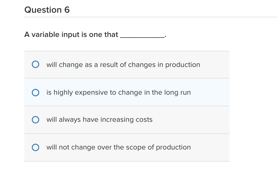 O A market structure that consists of a few firms that all