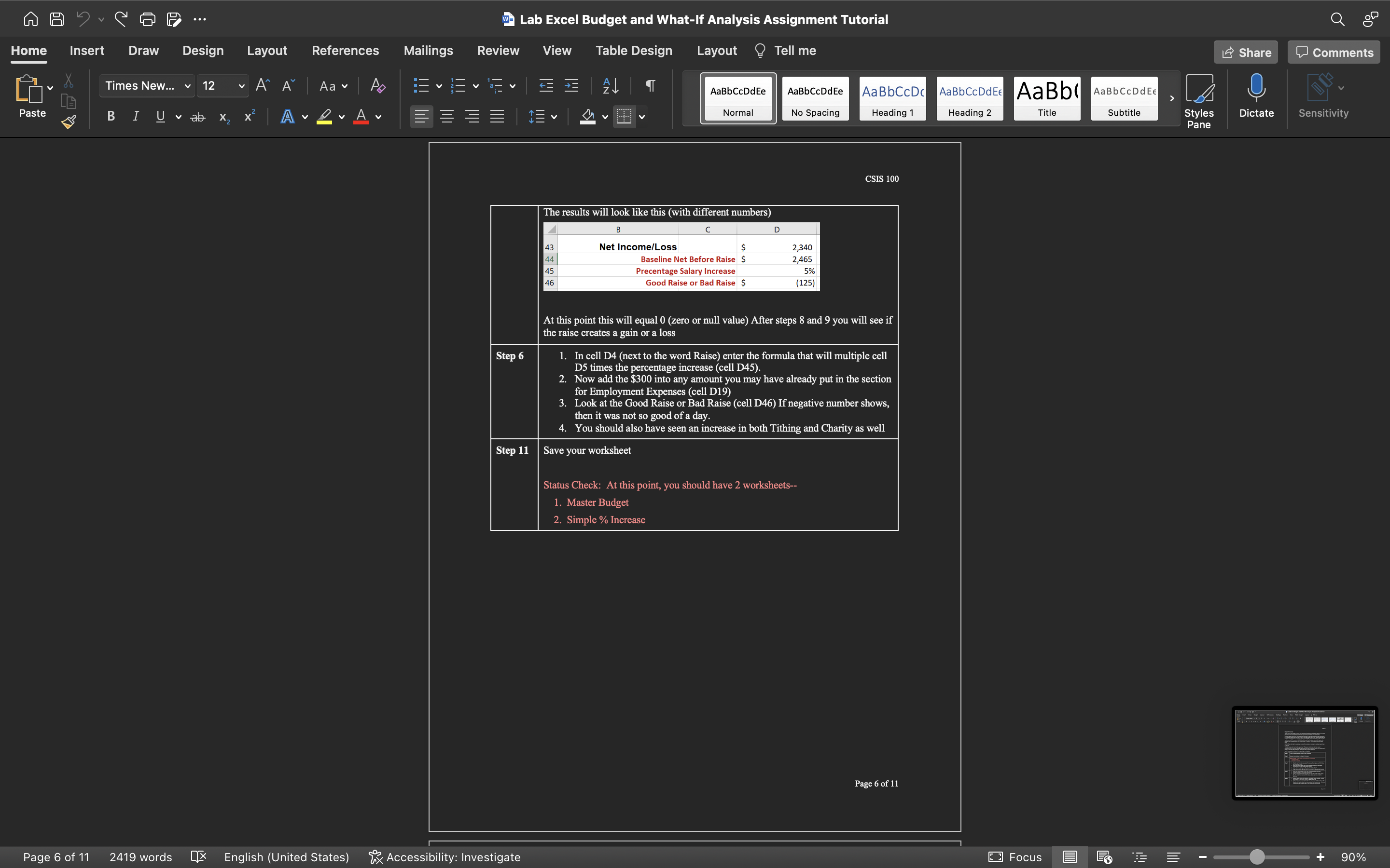Insert Draw Design Layout References Mailings Review View Tell me Share Comments
