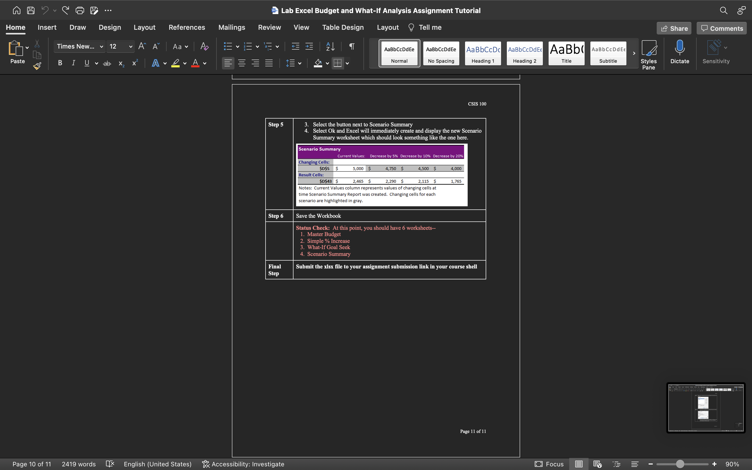 Budget and What-if Analysis Resources, you will find Lab: Excel Budget and