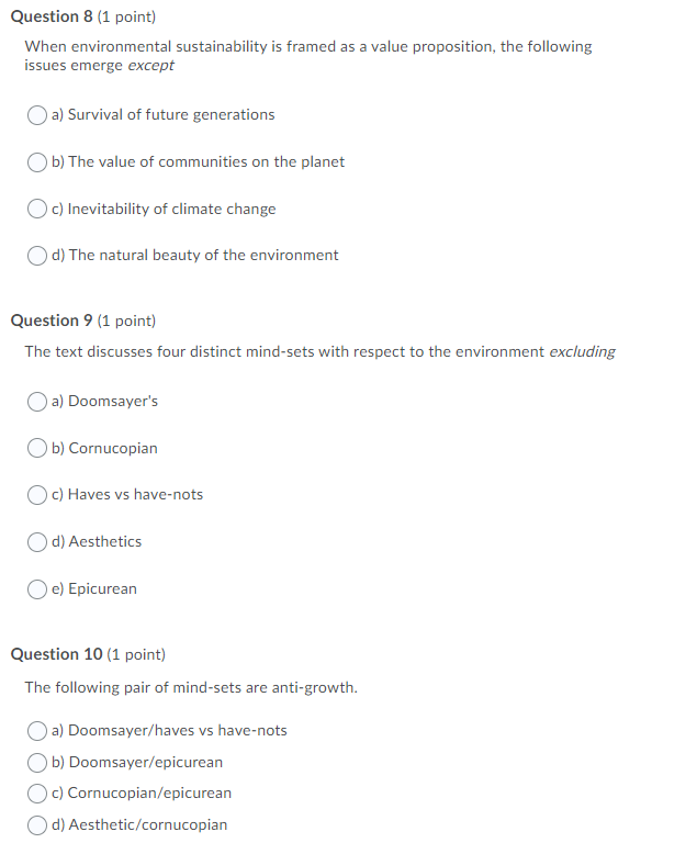 d) Dark Question 20 (1 point) Interface Carpet and Starbucks Coffee have