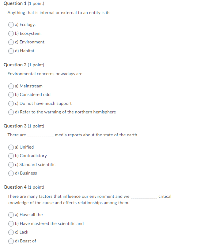 substances from the earth, and doing no harm to the biosphere. This