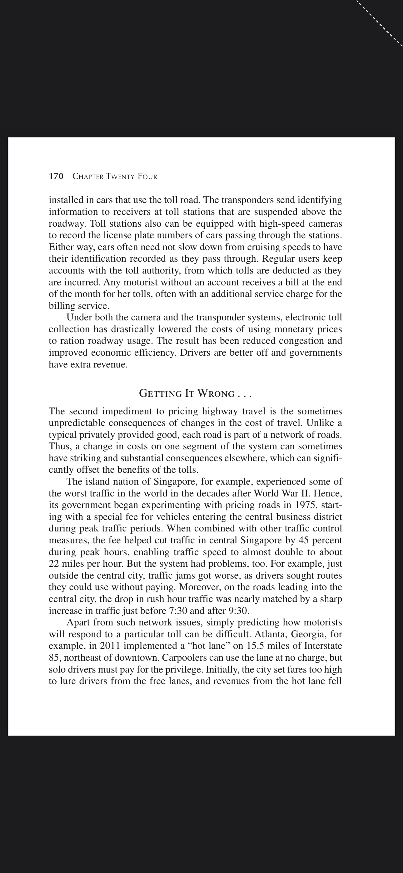 is so low that resources are being wasted. Second, the value of