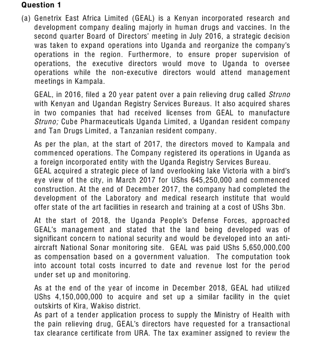 in a local bank. The Tax Written down values brought forward from