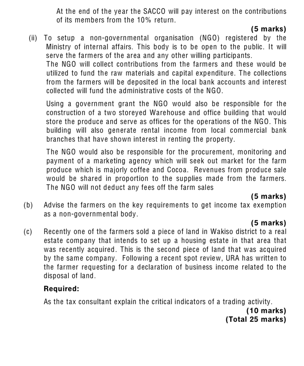 taken as a deduction. One of the donors has reimbursed the hospital