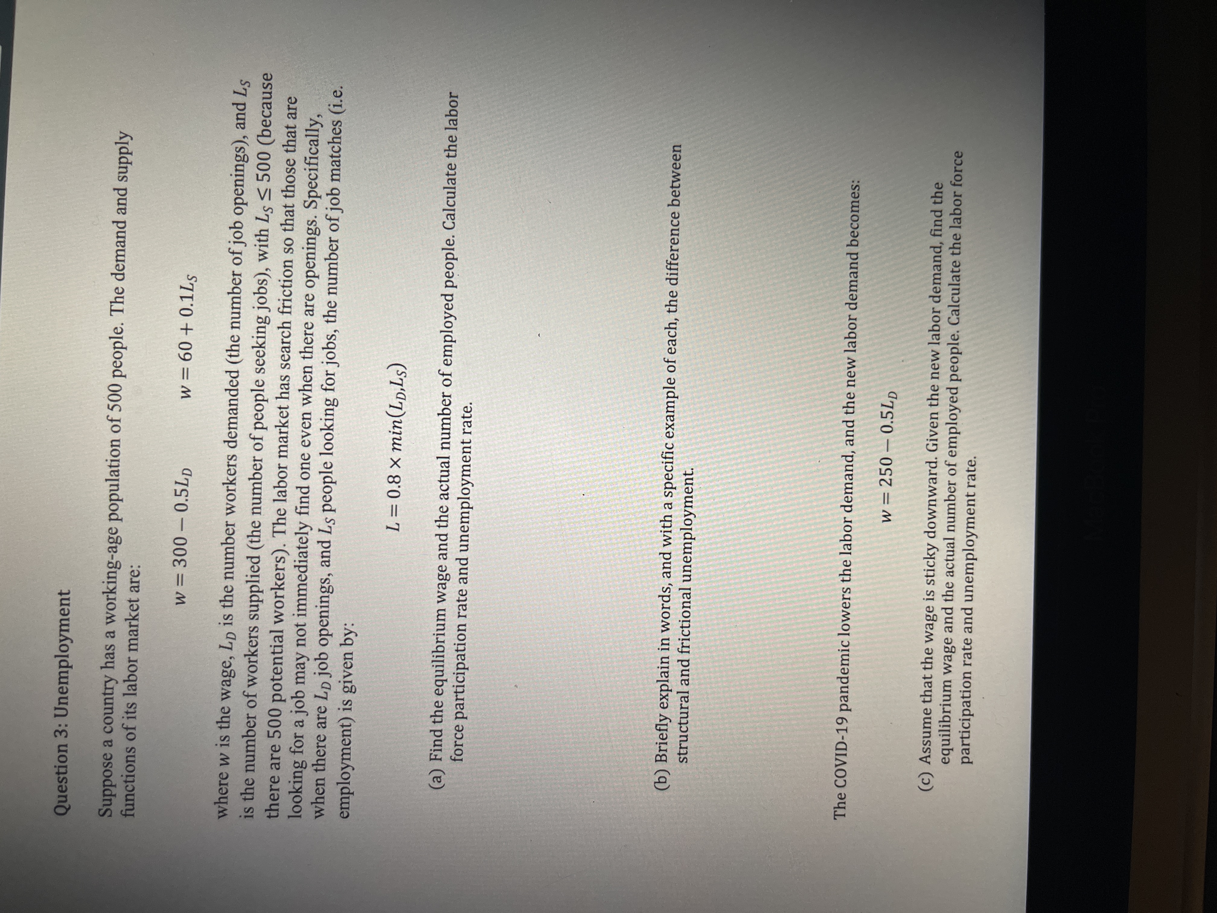 returns to scale, i.e. doubling both capital K and labor L doubles