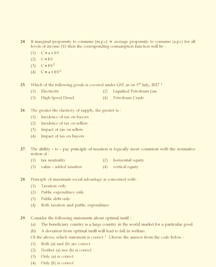 as : (1) Disinflation (2) Deflation (3) Creeping inflation (4) Stagflation 41.