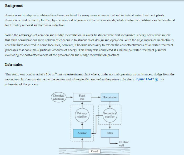 to aeration only, or when there was neither aeration nor recirculation. For