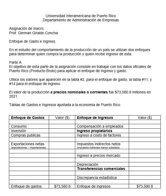  Please help me answer this assignment. Universidad Interamericana de Puerto Rico