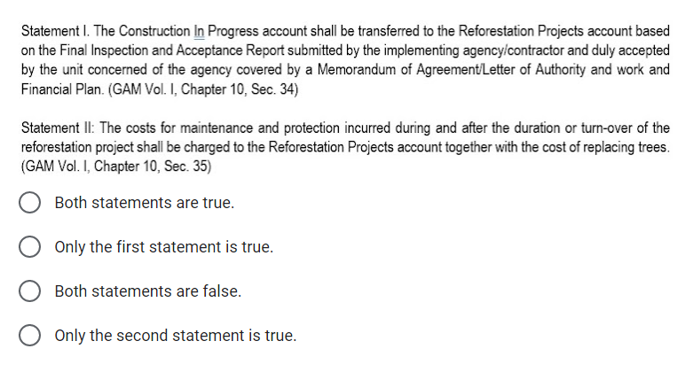 or from the operator to the grantor. (GAM Vol. I, Chapter 14,