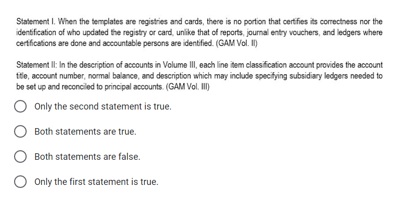 in Chapter 19, Financial Reporting of the Manual (GAM Vol. I, Chapter