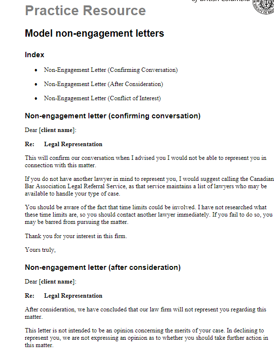 PARTICULARS: Retainer SignatureSadioura & Napoleon Law Corp 200-2300 128th Street Payal Business