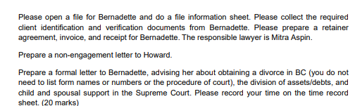 firm will not represent you regarding this matter. This letter is not