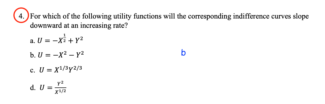 detail why each option is correct or wrong. .For which of the