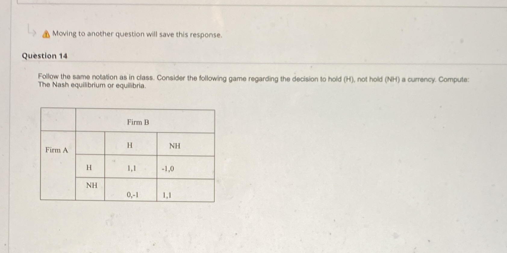 the same notation as in class. Consider the following game regarding the