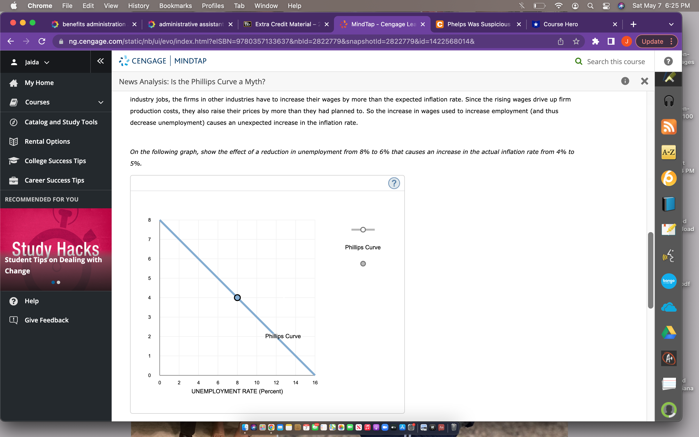 Extra Credit Material - 2 x MindTap - Cengage Lea X C