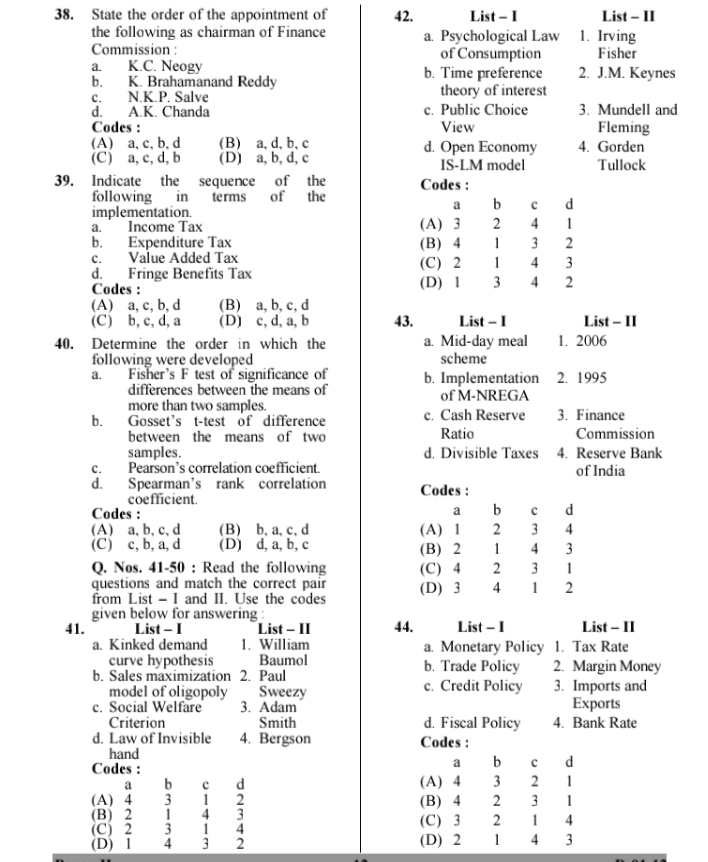 (D) perfect price discrimination comparative cost advantage doctrine was introduced by 3.