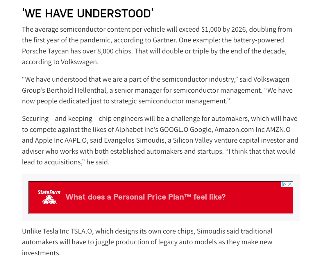 of vehicles around the globe, and thus, restrictions on supply of new