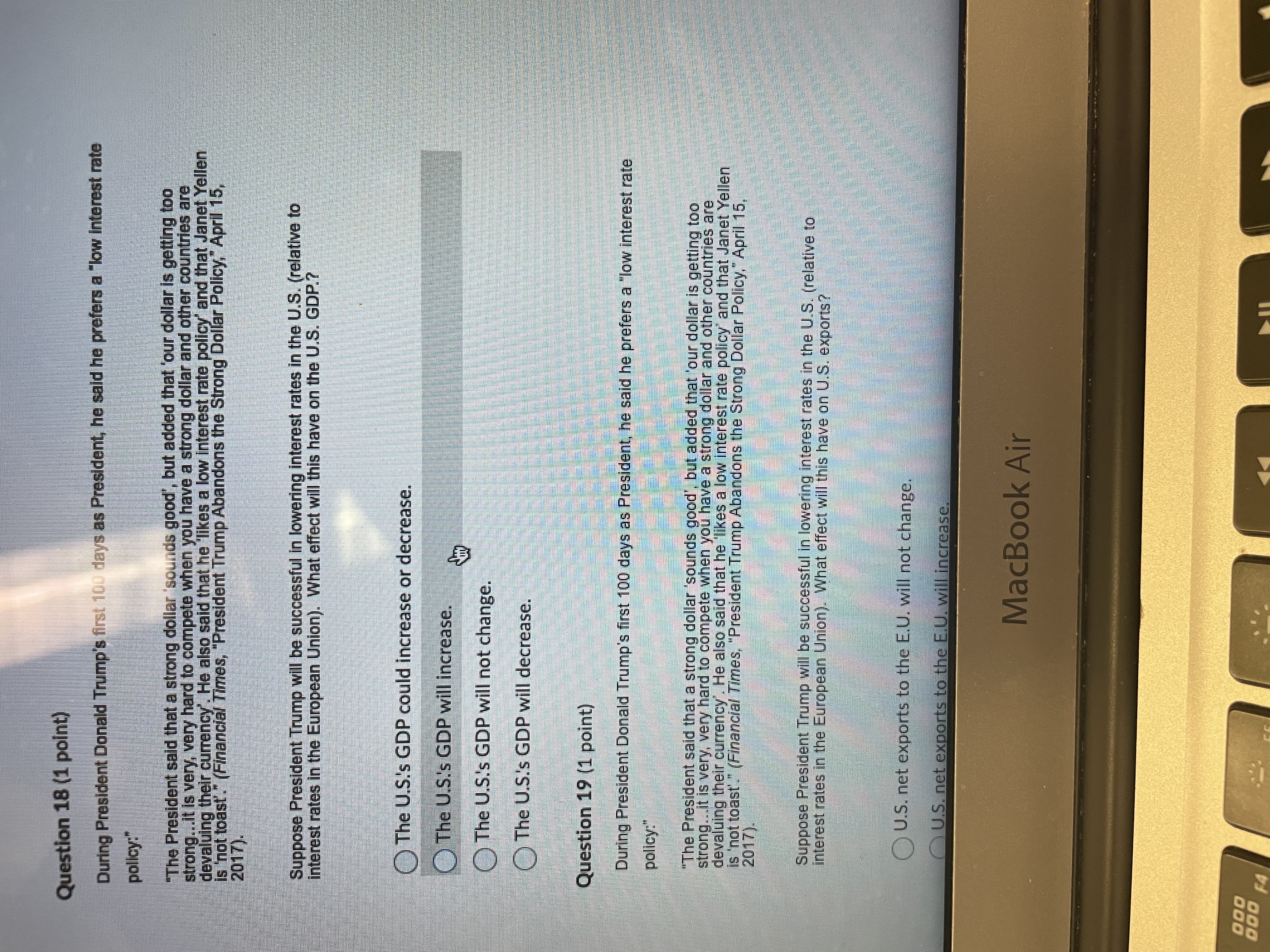 Hi, I have some econ homework I need help with, it's