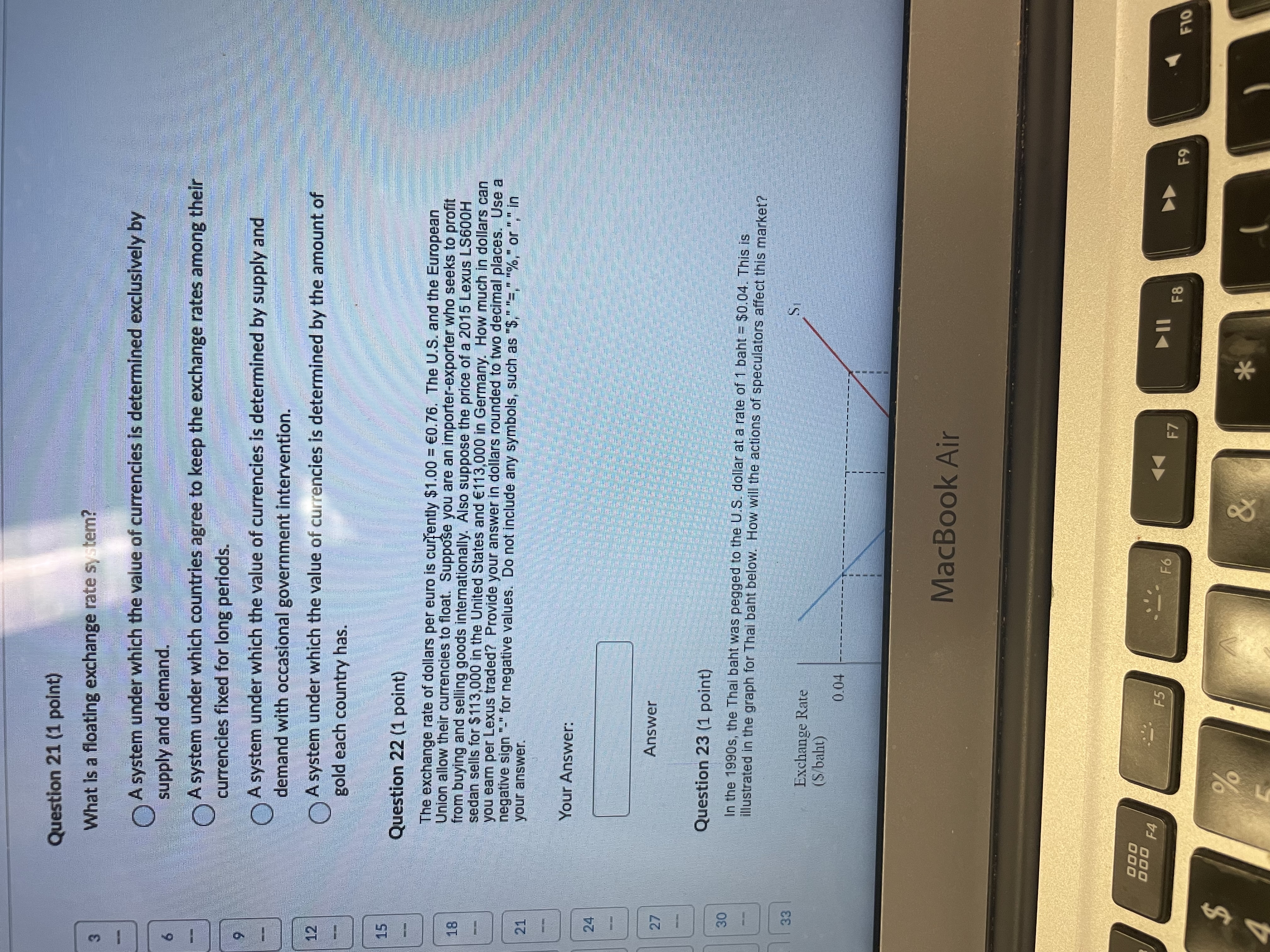 dollar and other countries are devaluing their currency". He also said that