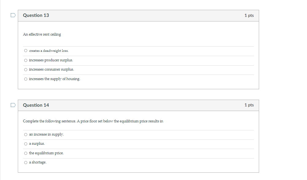 $9.75 O $1 O $28D Question 6 1 pts A monopoly leads